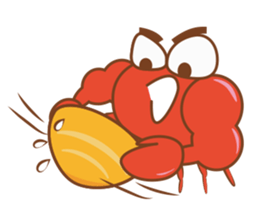 Lovely clam and his good friends! sticker #12346404