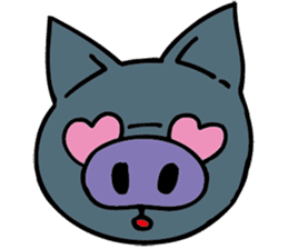 Okinawa pig AGU sticker #12346529