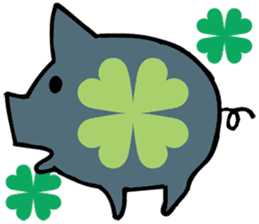 Okinawa pig AGU sticker #12346555