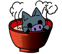 Okinawa pig AGU sticker #12346559