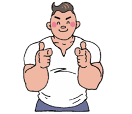 An office worker who works hard sticker #12347019