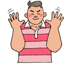 An office worker who works hard sticker #12347022