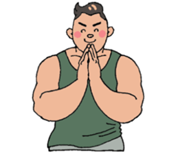 An office worker who works hard sticker #12347023