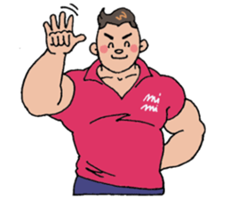 An office worker who works hard sticker #12347028