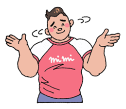 An office worker who works hard sticker #12347032