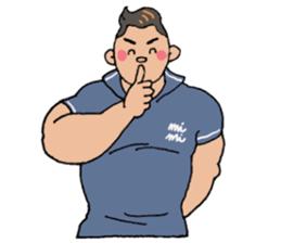 An office worker who works hard sticker #12347033