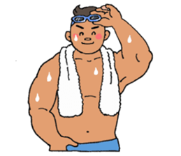 An office worker who works hard sticker #12347035