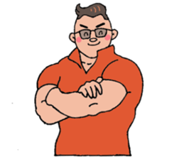 An office worker who works hard sticker #12347036