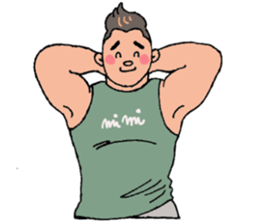 An office worker who works hard sticker #12347039