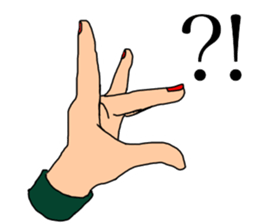 HAND.hand.Hand sticker #12348254