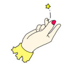 HAND.hand.Hand sticker #12348258