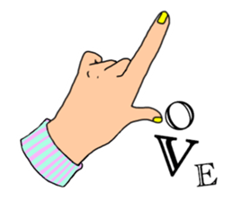 HAND.hand.Hand sticker #12348284