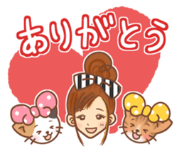 Animal sometimes women (beginner set) sticker #12348620