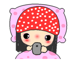 I love star girl A sticker #12348761