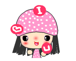 I love star girl A sticker #12348762