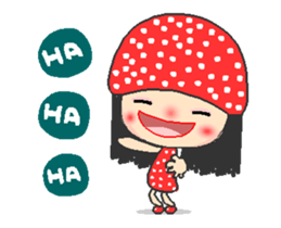 I love star girl A sticker #12348764