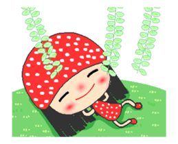 I love star girl A sticker #12348773