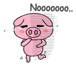chubby piggy (English Version) sticker #12349121