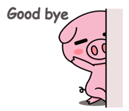 chubby piggy (English Version) sticker #12349123