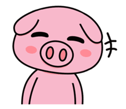 chubby piggy (English Version) sticker #12349129