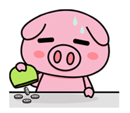 chubby piggy (English Version) sticker #12349135