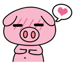 chubby piggy (English Version) sticker #12349137