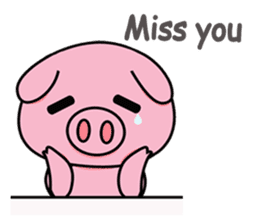 chubby piggy (English Version) sticker #12349139