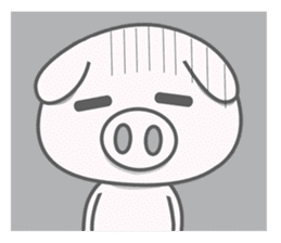 chubby piggy (English Version) sticker #12349140