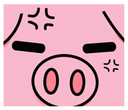 chubby piggy (English Version) sticker #12349141
