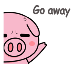 chubby piggy (English Version) sticker #12349151