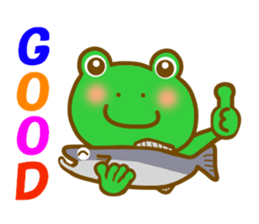 Frog to travel Hokkaido sticker #12349161