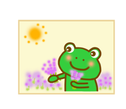 Frog to travel Hokkaido sticker #12349162