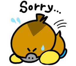 duck box sticker #12349213