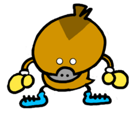 duck box sticker #12349219