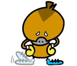 duck box sticker #12349226