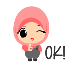 Depipit Cute Hijab Girl sticker #12349881