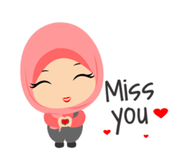Depipit Cute Hijab Girl sticker #12349882