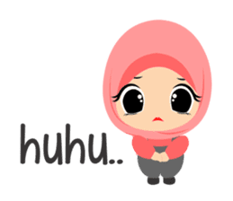 Depipit Cute Hijab Girl sticker #12349883