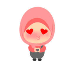 Depipit Cute Hijab Girl sticker #12349915