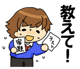 Student daily conversation. sticker #12350130