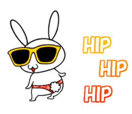 so cute rabbit usakichi.5 Summer ver sticker #12351806