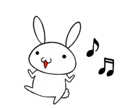 so cute rabbit usakichi.5 Summer ver sticker #12351808