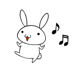 so cute rabbit usakichi.5 Summer ver sticker #12351808