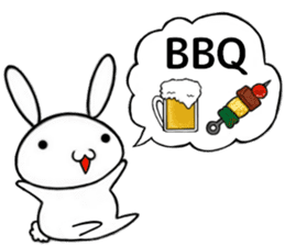 so cute rabbit usakichi.5 Summer ver sticker #12351834