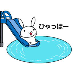 so cute rabbit usakichi.5 Summer ver sticker #12351837