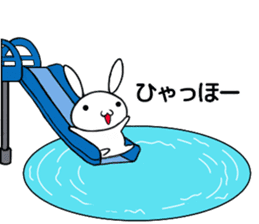 so cute rabbit usakichi.5 Summer ver sticker #12351837