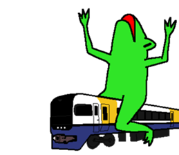 JAPANESE KAERU2 sticker #12352110