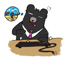 Taiwan bear's live sticker #12353072