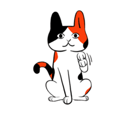 Huku cat sticker #12354318