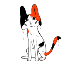 Huku cat sticker #12354339